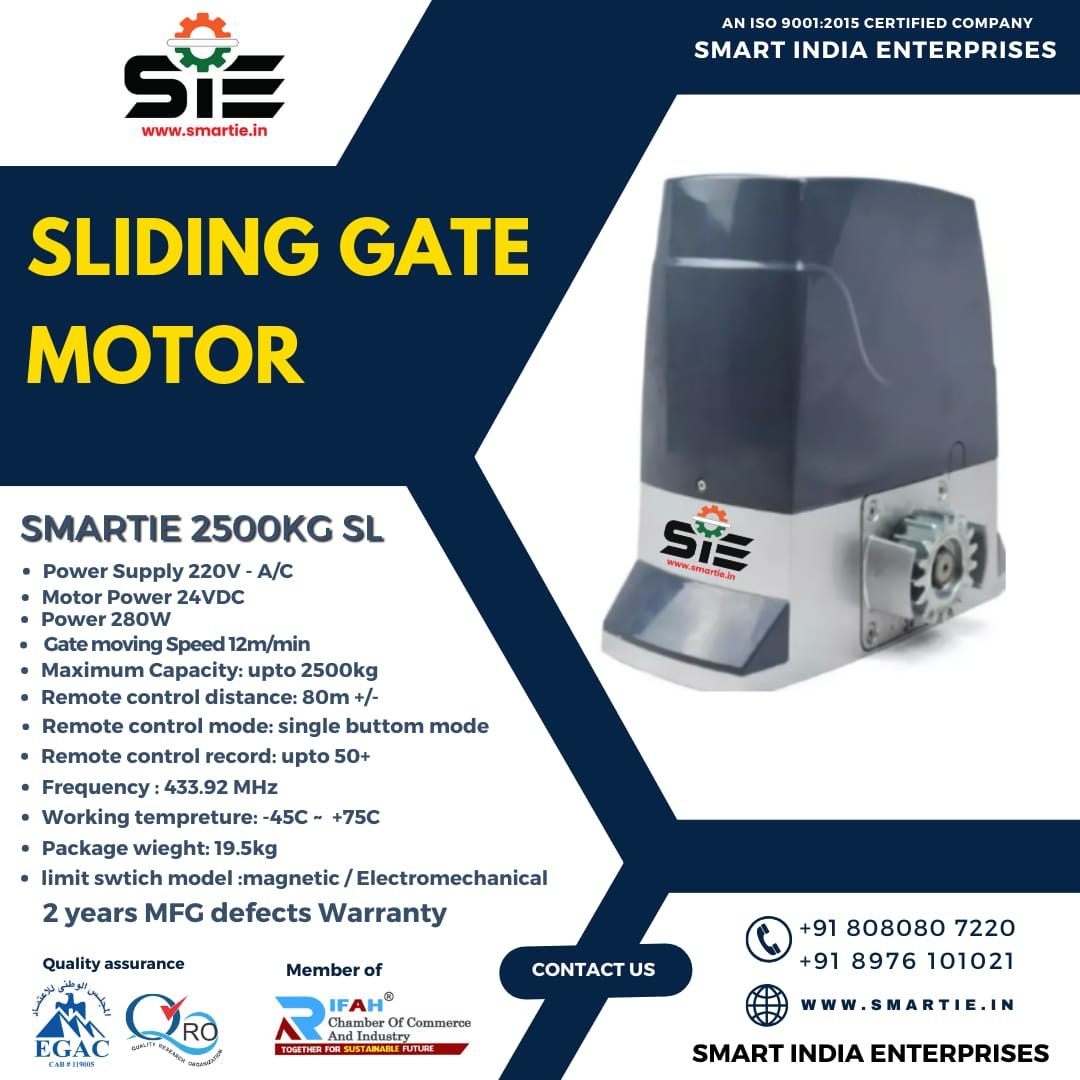 Motors, Operators & Spares — Smart India Enterprises, Mumbai